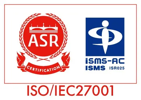ISO/IEC 27001 認証ロゴ